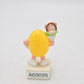 M&M's Yellow Peanut Character Easter Cake Topper 1992