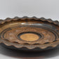 Vintage Hand Carved Wooden Bowl Retro Rustic Wood Plate Trinket Dish Key Tidy