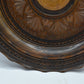 Vintage Hand Carved Wooden Bowl Retro Rustic Wood Plate Trinket Dish Key Tidy