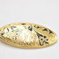 Vintage Gold Tone Phoenix Engraved Oval Brooch - Costume Jewellery