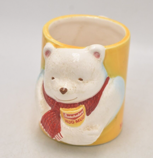 Vintage Batchelors Cup-a-Soup Polar Bear Hug Ceramic Mug Coffee Mug Tea Cup