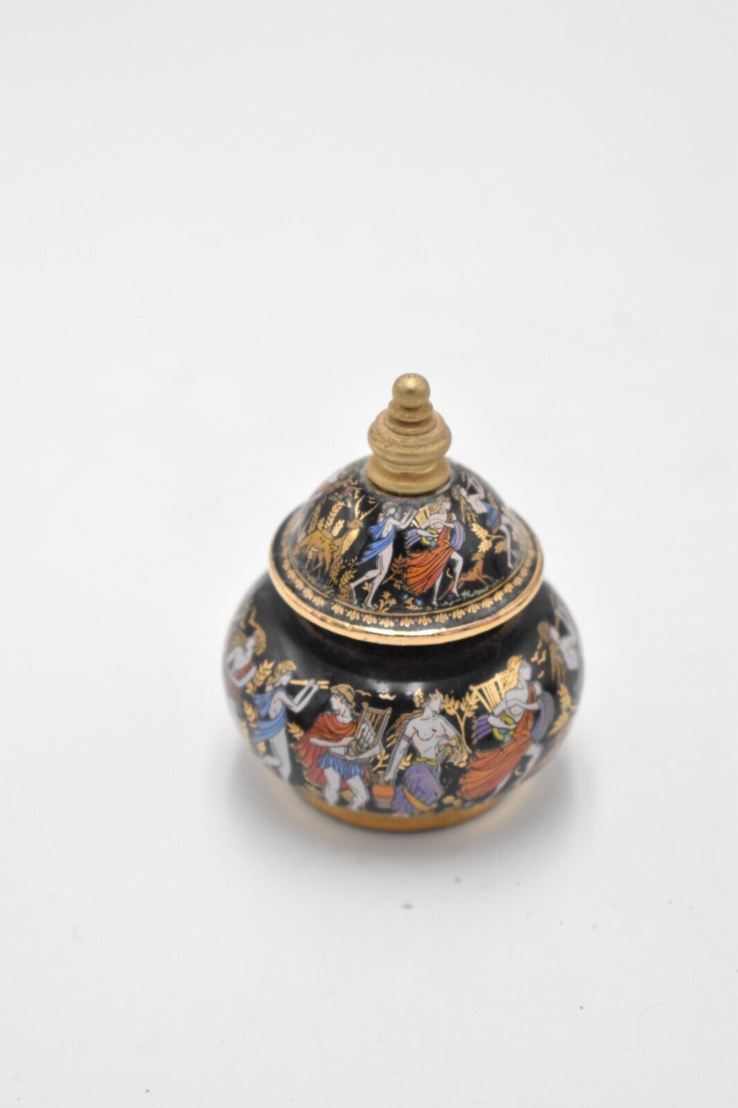 Vintage Venus Series Solid Perfume Bottle Made In Greece Scent Pot