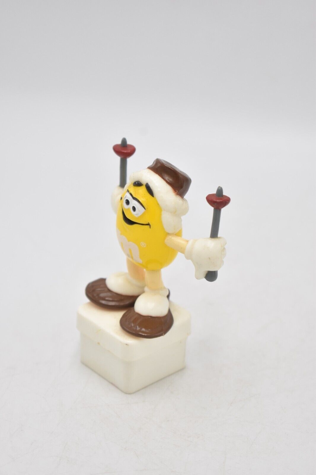 M&M's Yellow Character Snow Shoe Cake Topper