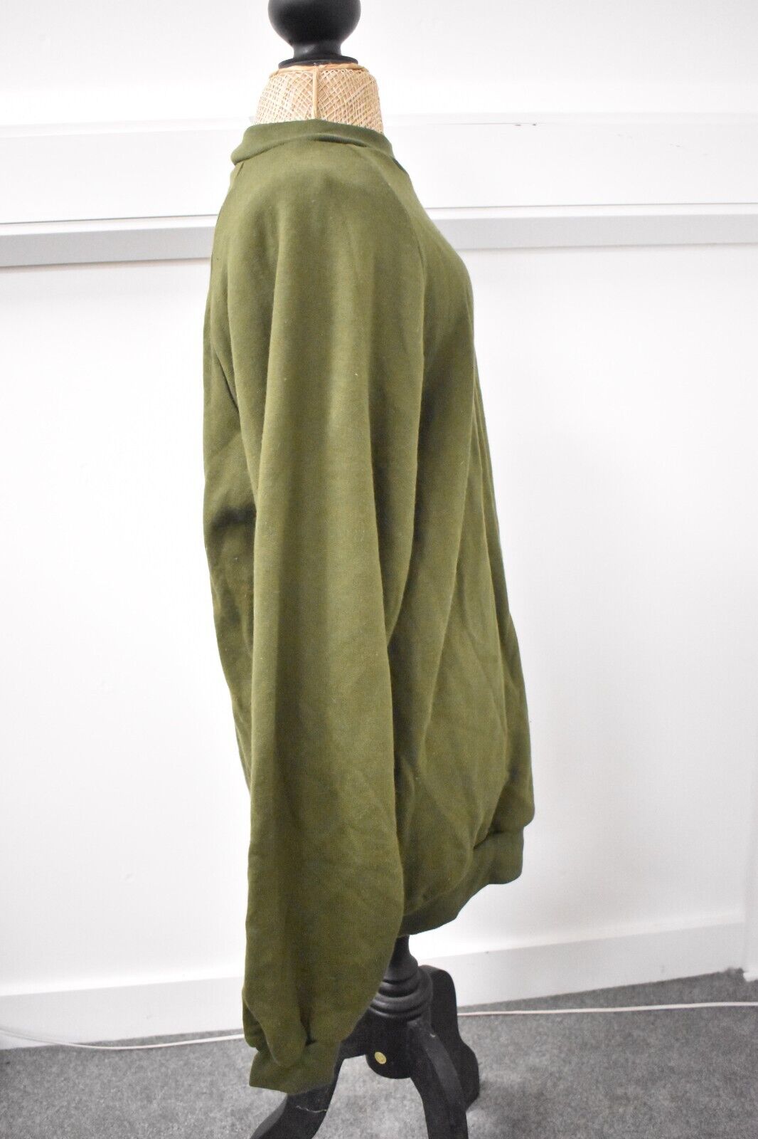 Vintage Polish Army Olive Green Crew Neck Jumper Size 98/170