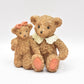 Vintage Teddy Bear Mum and Baby Bear Resin Figurine Ornament Statue