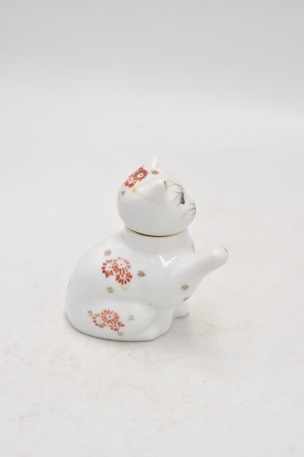 Vintage Chinese Lucky Cat Miniature Teapot Novelty Decorative Collectible