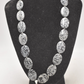 Carolyn Pollack Sterling Silver Snowflake Obsidian Necklace South Western