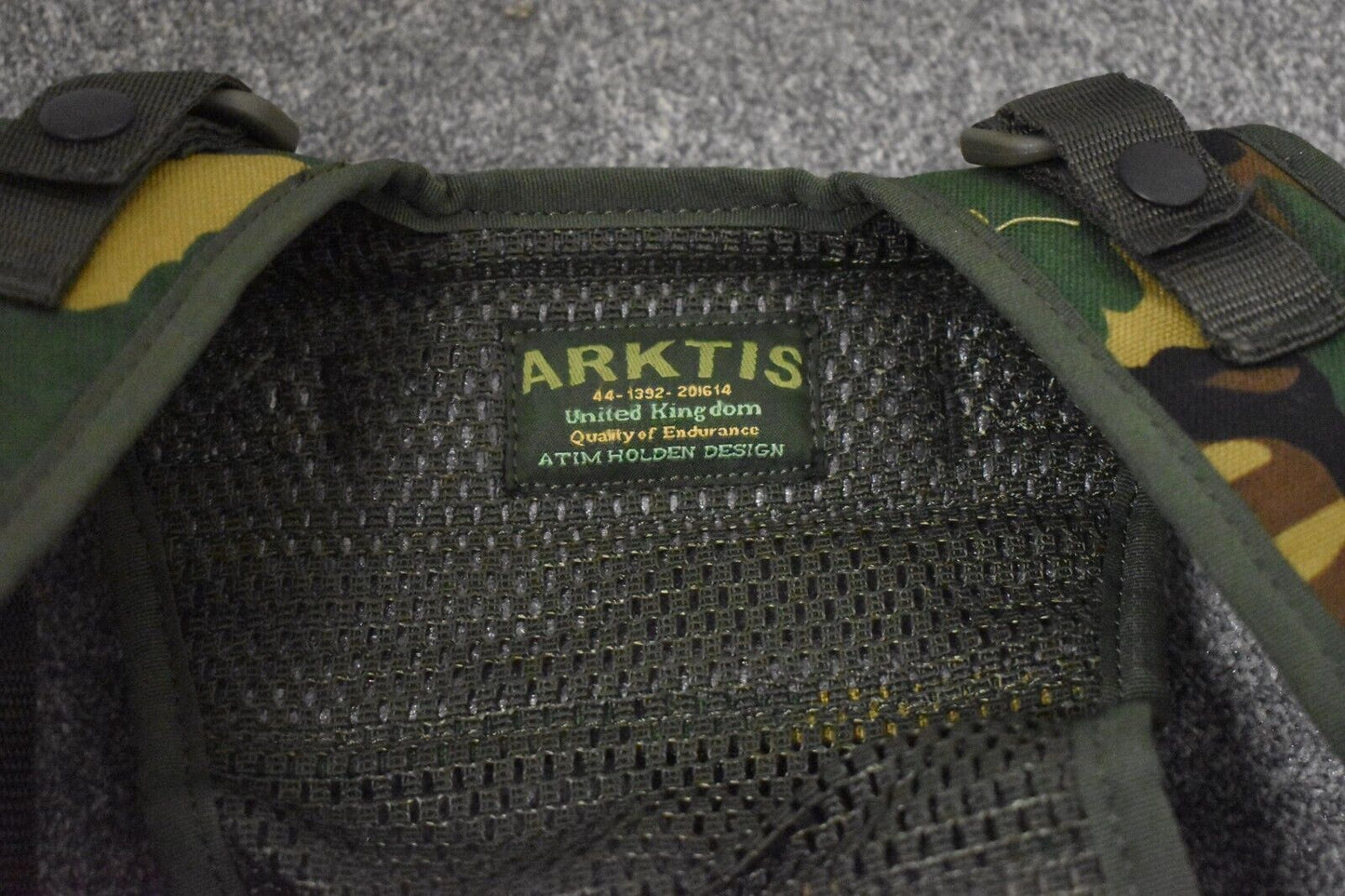 Arktis Airborne Webbing DPM Army Set Mesh Yoke Vest Assault Camo