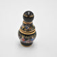 Vintage Painted Enamel Decorative Perfume Bottle Greek Mythology