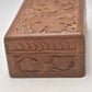 Vintage Wooden Decorative Storage Box, Trinket Box Hand Carved