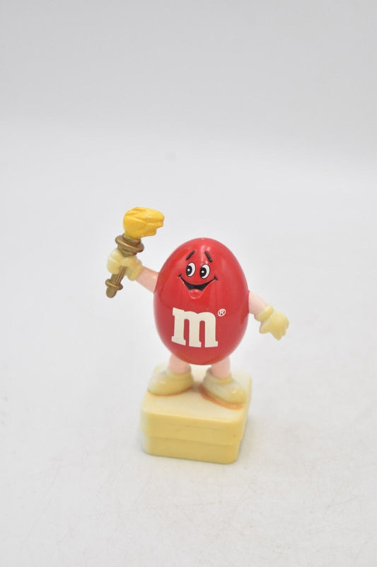 M&M's Red Peanut Character Olympic Torch Cake Topper 1991