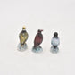 Vintage Miniature Penguin Trio Figurines Statues Ornaments x3