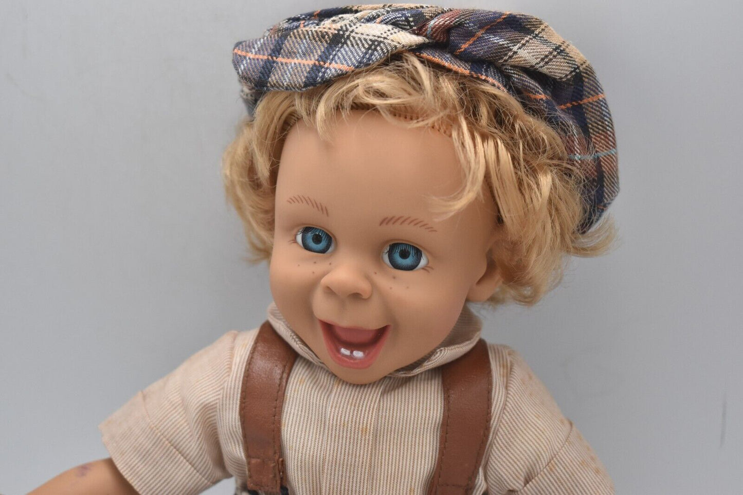 Vintage Spanish Expressions Doll Baby Boy Hard Plastic With Teeth