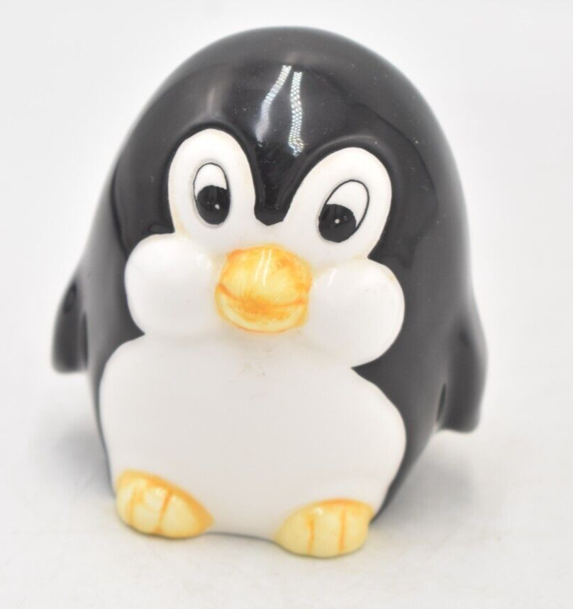 Vintage Penguin Figurine Statue Ornament Ceramic