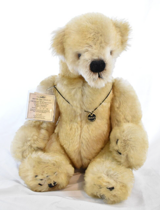 Deans Rag Book Co Lemon Squeezy 60cm Teddy Bear Artist Showcase Lisa Wills