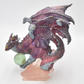 Mythical Purple Gothic Fantasy Dragon Figurine Ornament Statue