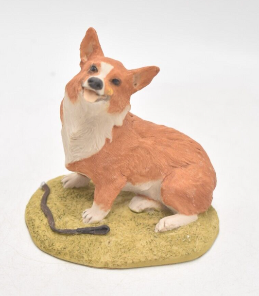 Vintage Pendragon Crafts Corgi Dog Figurine Statue Ornament Decorative