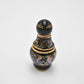 Vintage Painted Enamel Decorative Perfume Bottle Greek Mythology