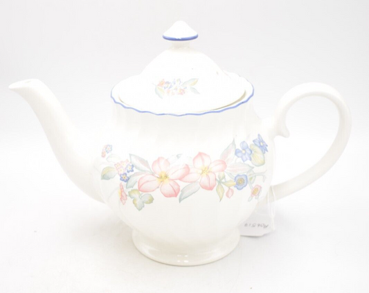 Vintage Staffordshire Cherry Orchard Teapot Decorative Collectible