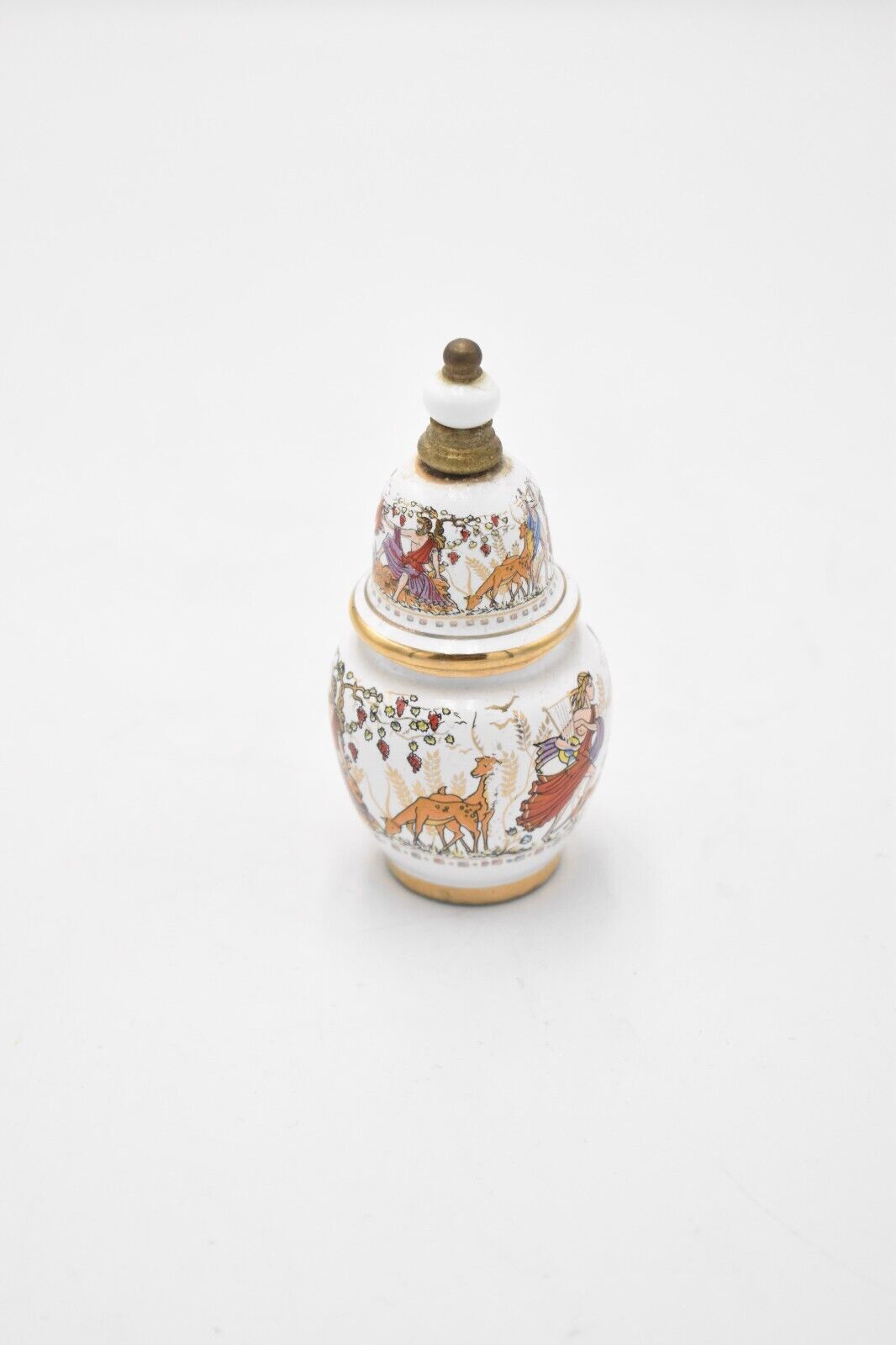 Vintage Venus Series Solid Perfume Bottle Made In Greece Scent Pot