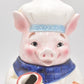 Vintage Novelty Chef Pig Teapot Decorative Collectible