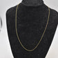 Vintage 14ct Rolled Gold Curb Chain Dainty Necklace 48cm