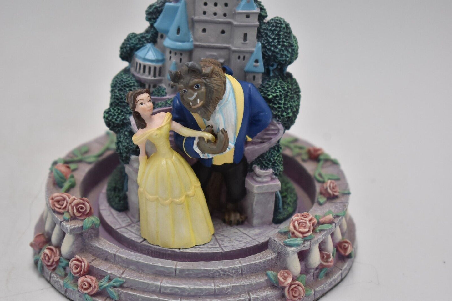 Disney Beauty and the Beast Castle Glass Dome Figurine