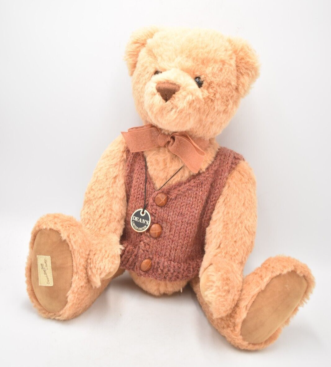 Deans Rag Book Co Terracotta Teddy Bear Limited Edition Retired