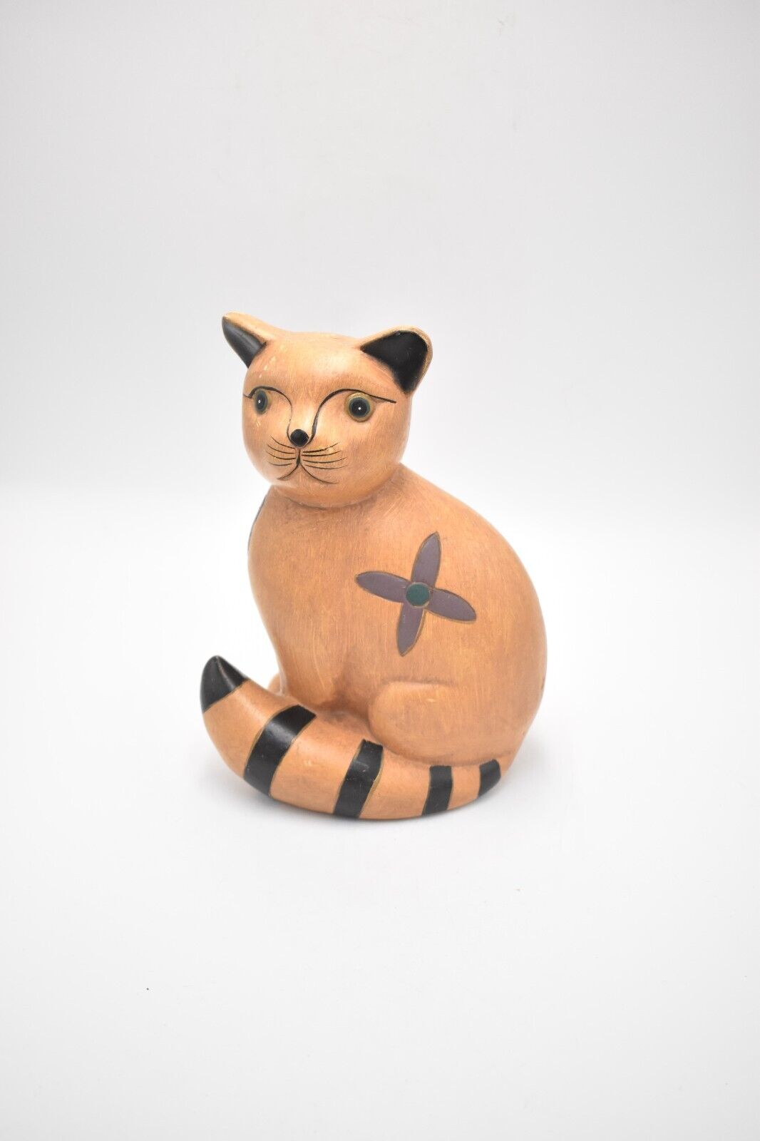 Vintage Studio Pottery Cat Figurine Statue Ornament