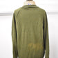 Vintage Polish Army Olive Green Crew Neck Jumper Size 98/170