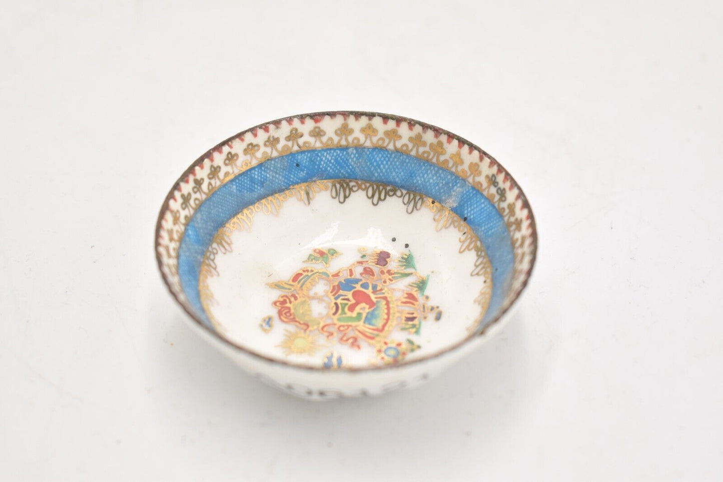 Vintage Handmade Austrian Ceramic Miniature Bowl Decorative Collectible