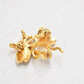 Vintage Cubic Zirconia Gold Tone Bee Brooch – Ladies Costume Jewellery