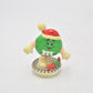 M&M's Green Character Christmas Train Cake Topper 1995