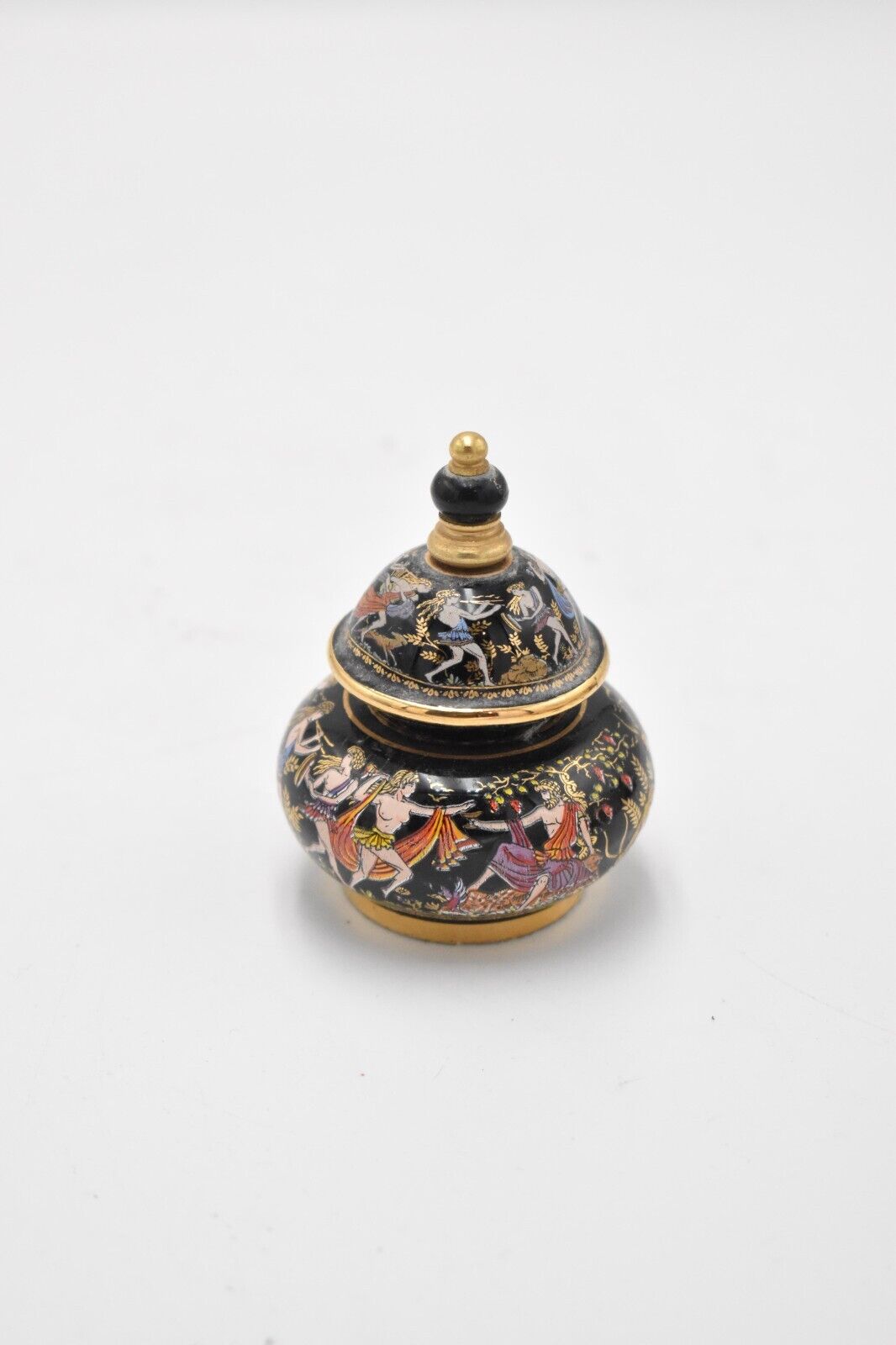 Vintage Venus Series Solid Perfume Bottle Made In Greece Scent Pot