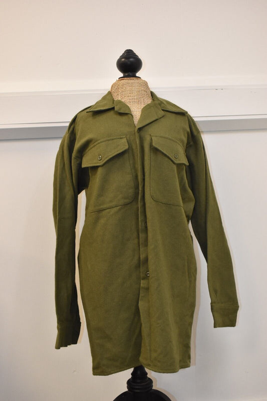 Vintage British Army KF Hairy Mary Wool Combat Shirt – 40" Chest