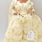 Vintage 1970s Black Barbie Clone Doll in Wedding Dress and Judy Shoes