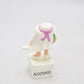 M&M's Ms Green Character Holding Flowers Cake Topper