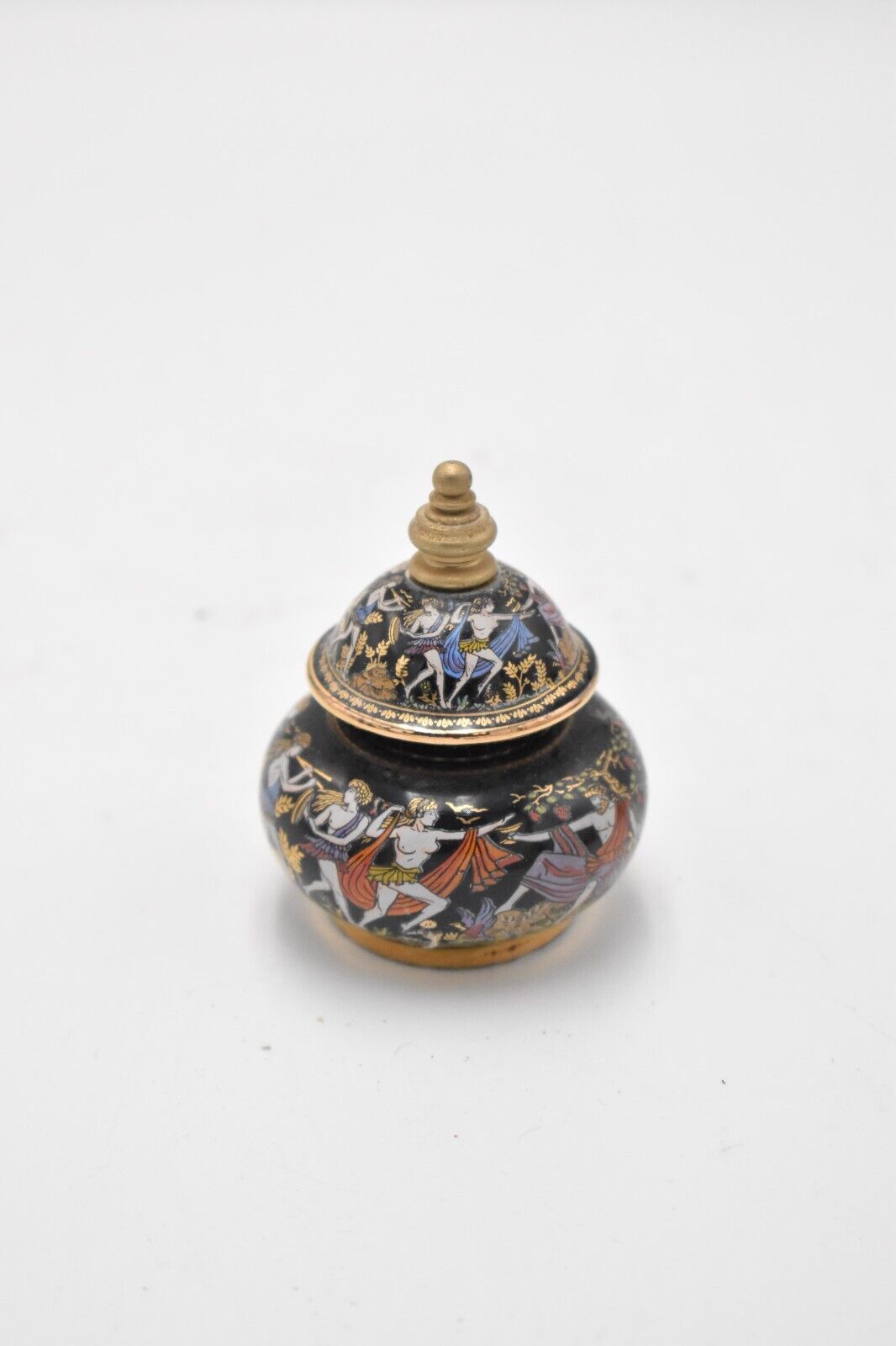 Vintage Venus Series Solid Perfume Bottle Made In Greece Scent Pot