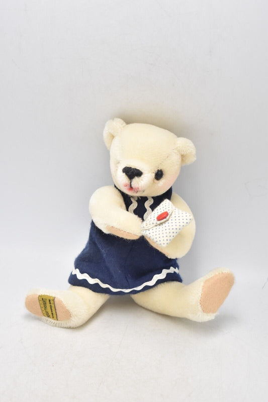 Merrythought Sealed with a Kiss Mohair Teddy Bear – Limited Edition