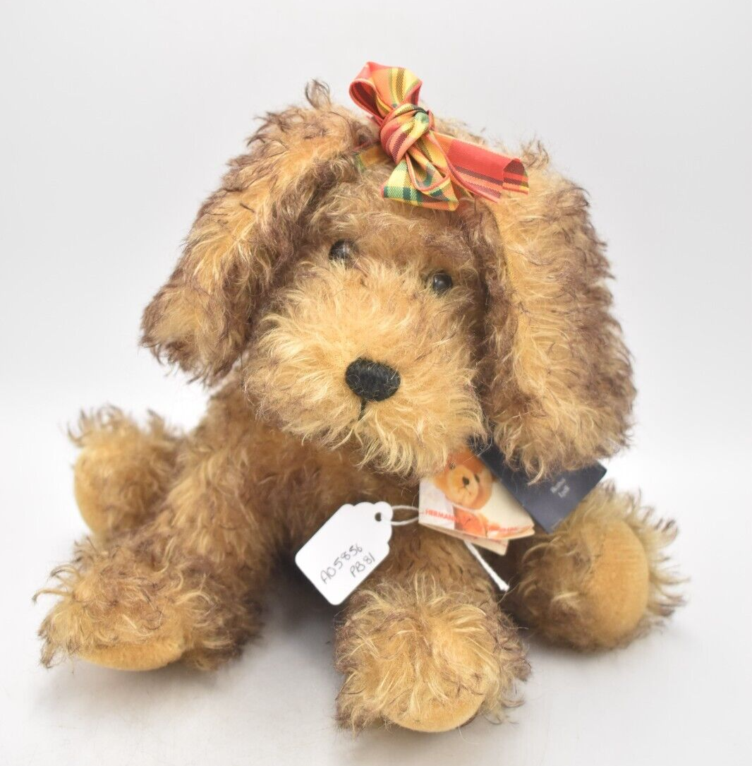 Hermann Daisy Dog Mohair Teddy Bear Designed By Heather Lyell Limited Edition