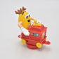 M&M's Yellow Character Reindeer on a Christmas Train Cake Topper 2005