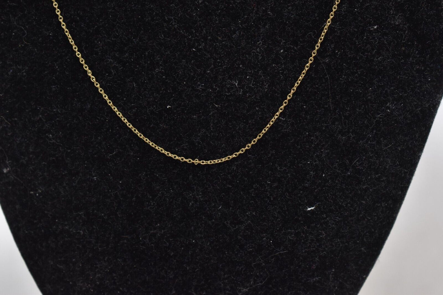 Vintage 14ct Rolled Gold Curb Chain Dainty Necklace 48cm