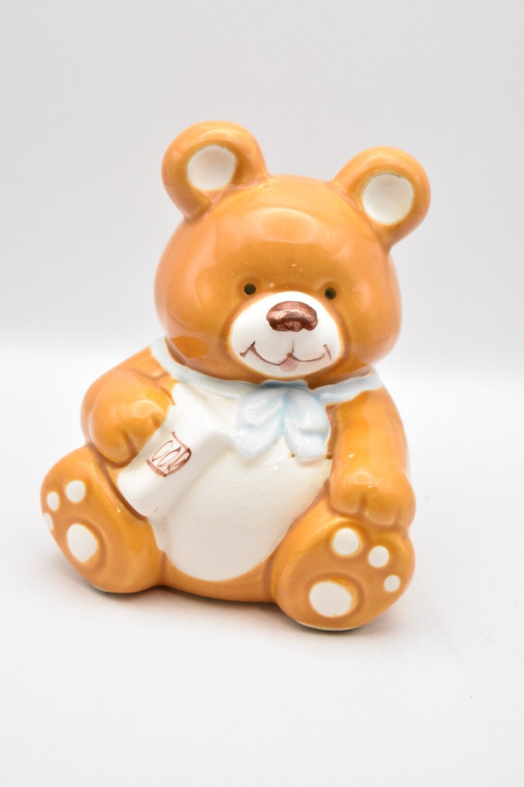 Vintage teddy bear piggy hot sale bank