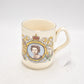 Vintage Sadler Commemorative Mug Silver Jubilee Of Queen Elizabeth 1952- 1977