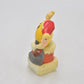 M&M's Yellow Character Christmas Stocking in a Chimney Cake Topper 1993