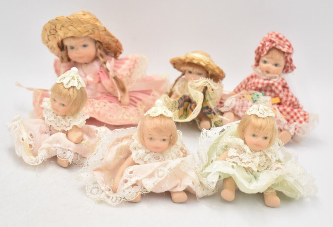 Vintage Porcelain Doll Bundle/ Collection x6