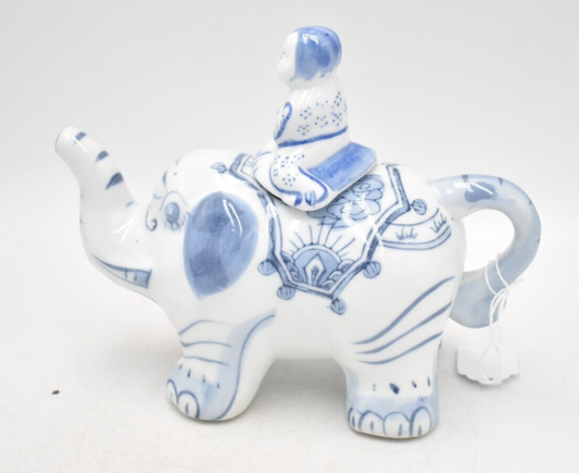 Vintage Elephant Teapot Novelty Decorative Collectible