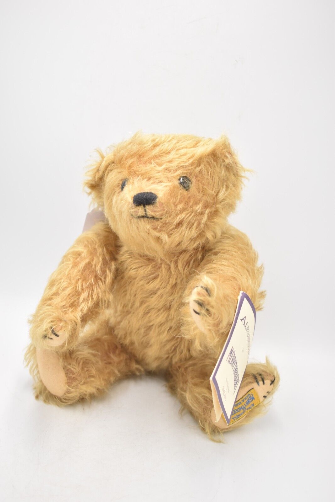 Merrythought Alpha Farnell Witney Farnell Teddy Bear Limited Edition Retired Tag