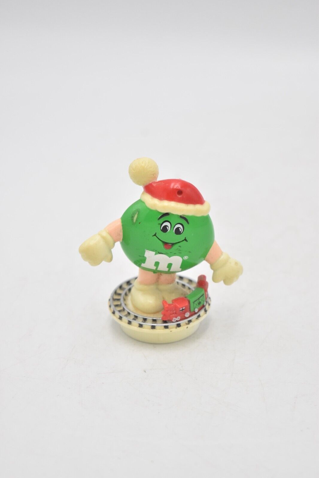 M&M's Green Character Christmas Train Cake Topper 1995