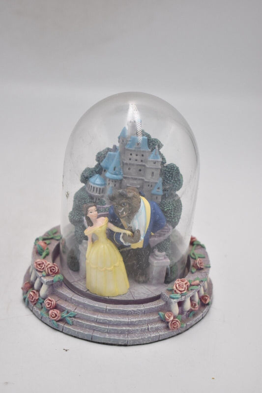 Disney Beauty and the Beast Castle Glass Dome Figurine